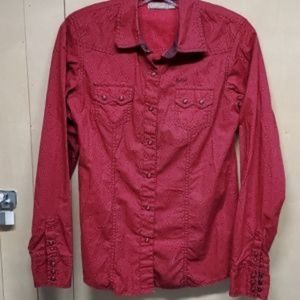 Cruel Girl western shirt with snap buttons M